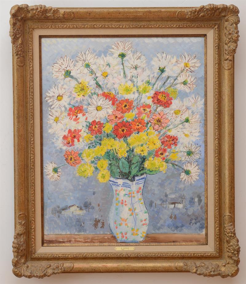 Appraisal: MICHELE CASCELLA - SUMMER MORNING'S BOUQUET Oil on canvas unsigned