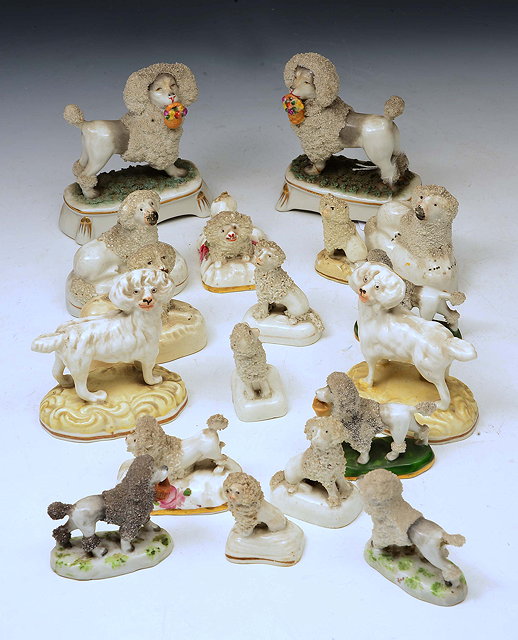 Appraisal: A COLLECTION OF EIGHTEEN TH AND TH CENTURY CERAMIC MODELS