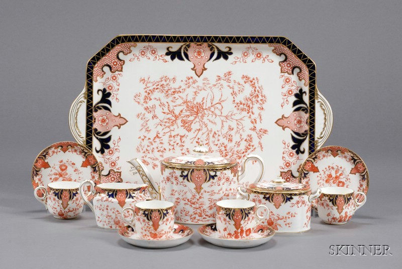 Appraisal: Royal Crown Derby Porcelain Breakfast Set England late th early