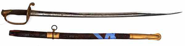 Appraisal: US Civil War Model Foot Officer's Sword French import with