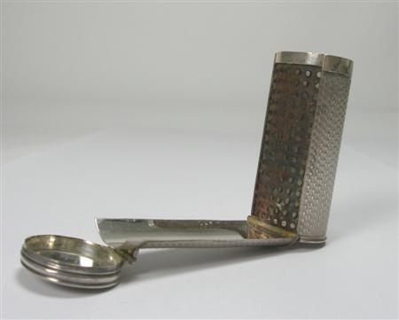 Appraisal: An early Victorian nutmeg grater Taylor Perry Birmingham of straight-sided