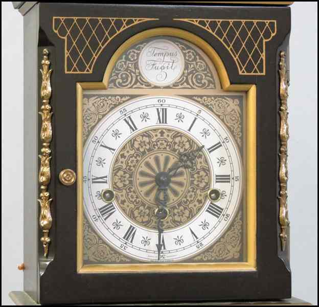 Appraisal: TEMPUS FUGIT CHINOISERIE STYLE TALL CASE CLOCK H '' W