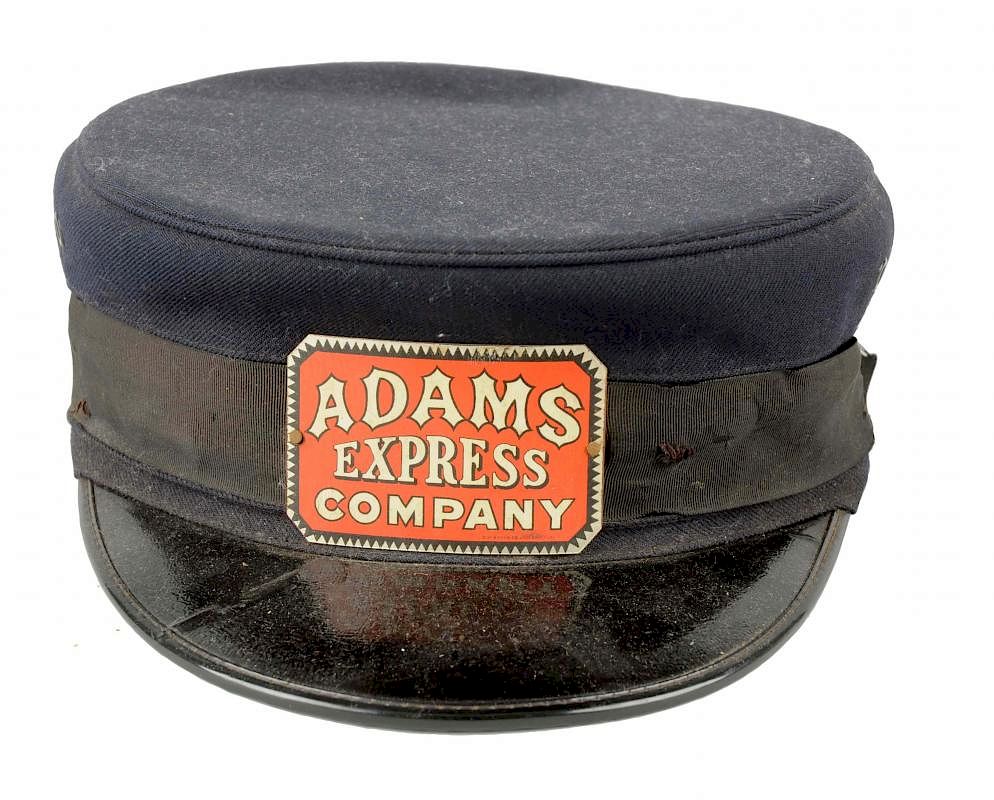 Appraisal: Adams Express Company Employee Hat This early hat has a