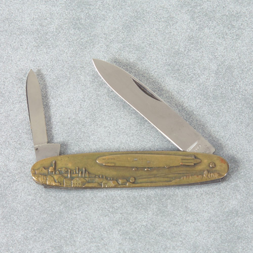 Appraisal: Pen knife decorated with the Graf Zeppelin in relief