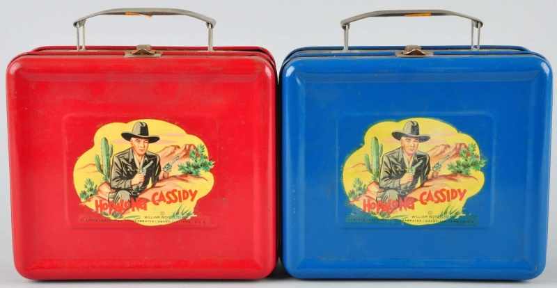 Appraisal: Lot of Hopalong Cassidy Lunchboxes Description Made by Aladdin Industries