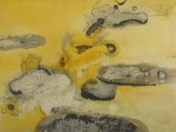 Appraisal: MARLENE TSENG YU Taiwanese-American th c Three untitled art works