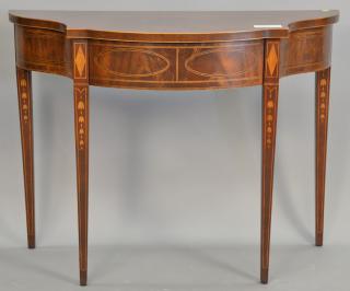 Appraisal: Baker Historic Charleston Federal style console table ht in wd