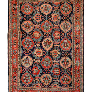 Appraisal: A Herati or Northwest Persian Wool Rug Mid- th Century