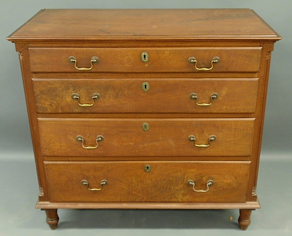 Appraisal: Chippendale chest of drawers Delaware Valley PA h x w