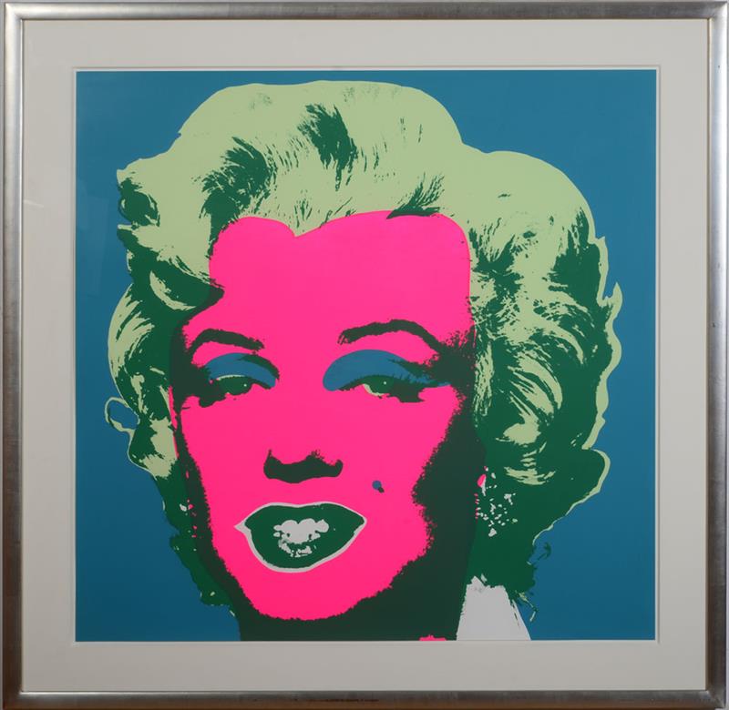 Appraisal: AFTER ANDY WARHOL BY SUNDAY B MORNING MARILYN MONROE Screenprint