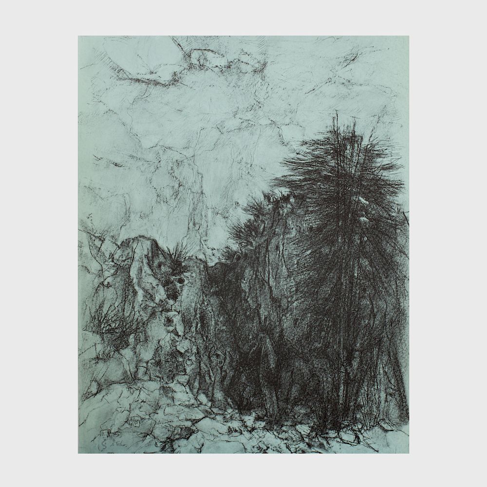 Appraisal: Anna Ticho - Six Landscape Drawings The portfolio of six