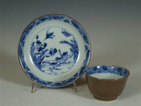 Appraisal: A group of th century Chinese export blue painted tea