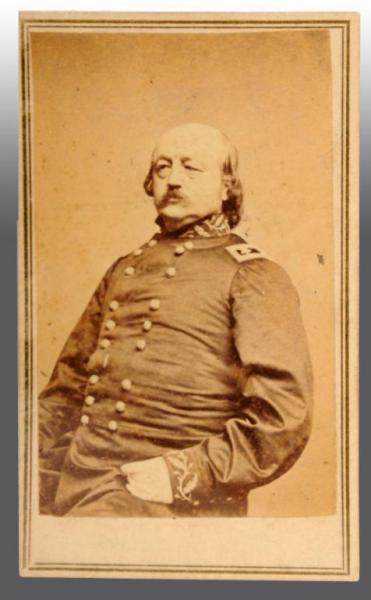 Appraisal: Major General Benjamin Butler CDV Description Governor of Massachusetts seated