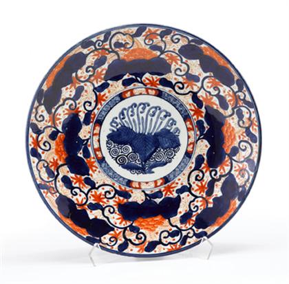 Appraisal: Japanese Imari charger th century In the typical palette the