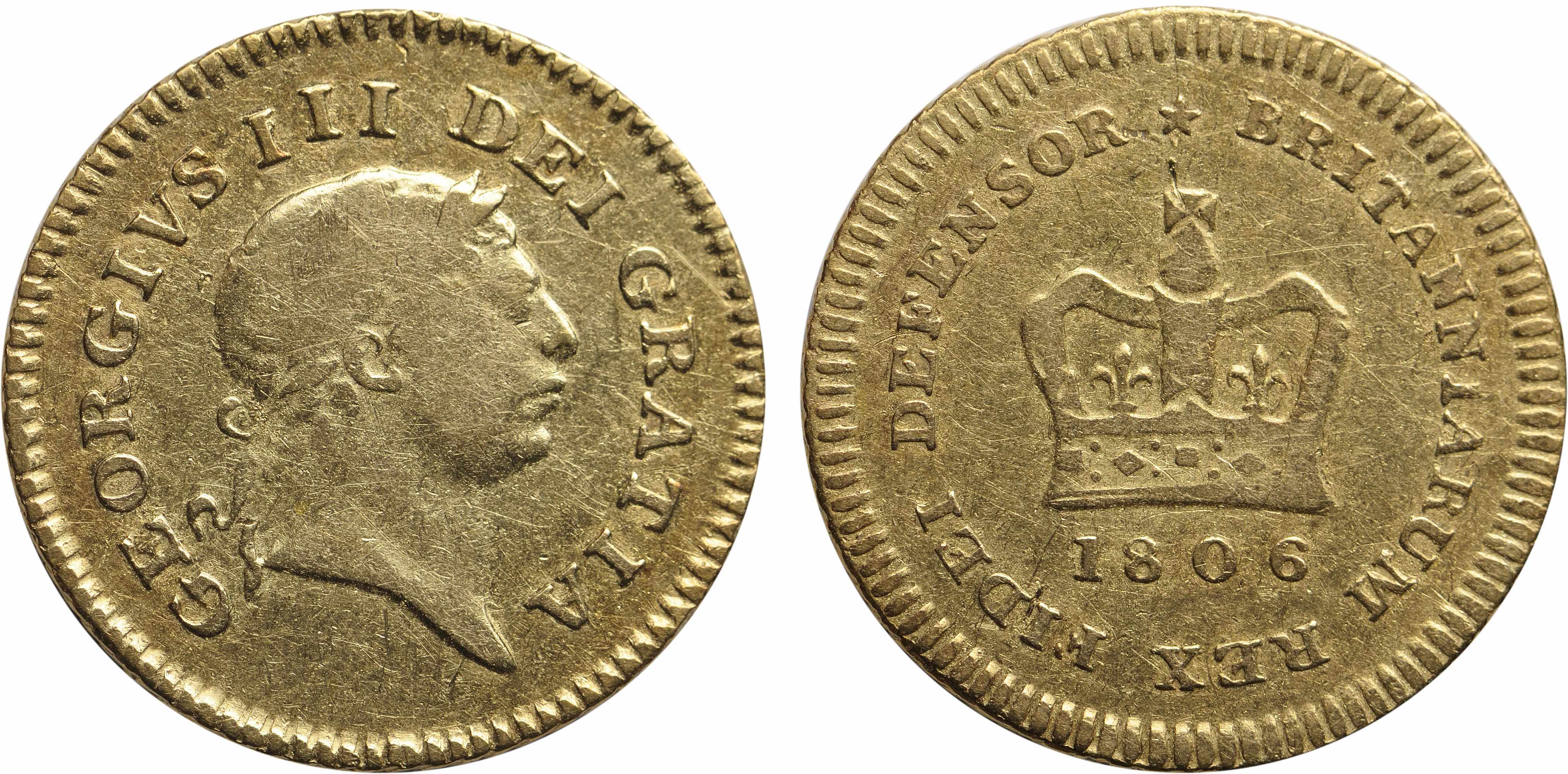 Appraisal: Great Britain George III Guinea KM- Head of George III