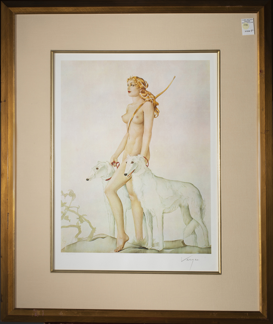 Appraisal: After Alberto Vargas American Peruvian - Diana The Huntress offset