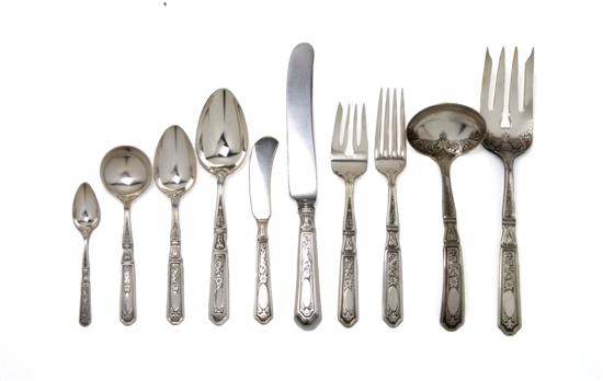 Appraisal: An American Sterling Silver Flatware Service Gorham Length of longest