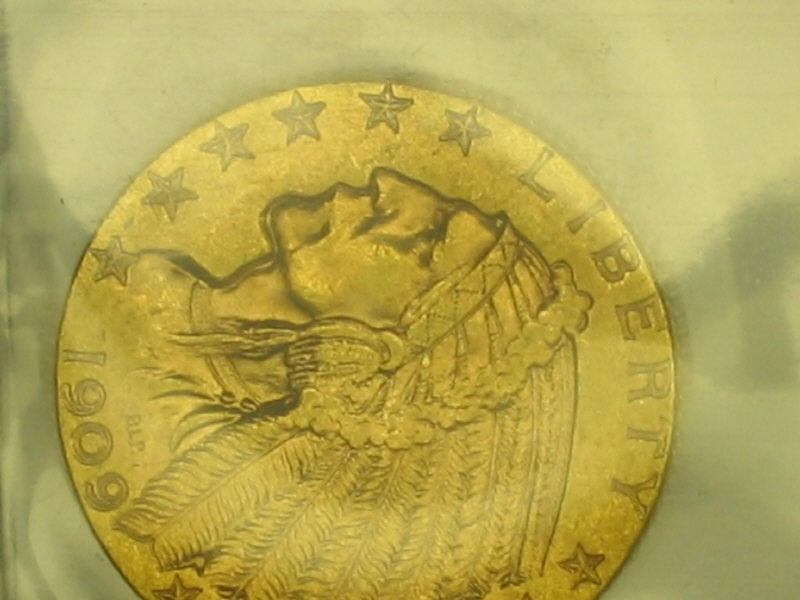 Appraisal: INDIAN HEAD GOLD MS- Very clean no blemishes or bag