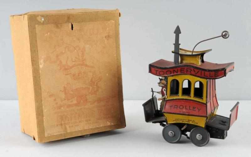 Appraisal: Tin Toonerville Trolley Wind-Up Toy Description German Working but missing