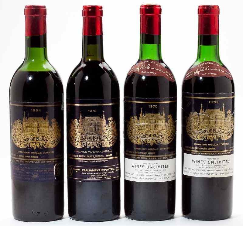 Appraisal: Chateau Palmer total bottlesVintage Margaux htms Vintage Margaux ts hs