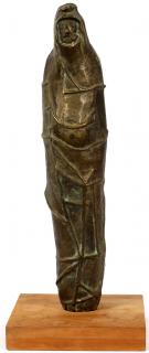 Appraisal: ISRAELI BRONZE SCULPTURE ISRAELI BRONZE SCULPTURE H Not signed Mummy