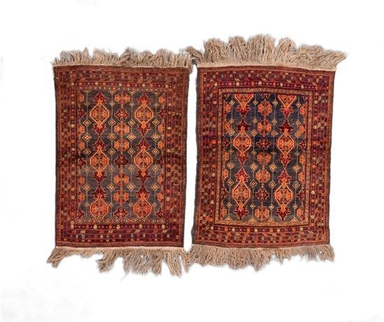 Appraisal: Pair of Belouchistan rugs Afghanistan circa x