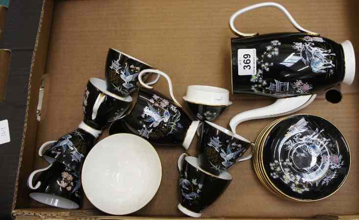 Appraisal: Royal Albert Oriental Coffee Set comprising Coffee Pot Coffee Cups