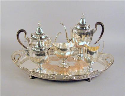 Appraisal: Whiting sterling silver 'Plymouth' pattern five piece tea coffee service