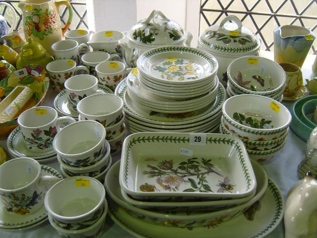 Appraisal: A quantity of Portmeirion Botanic Garden pattern dinner and teawares