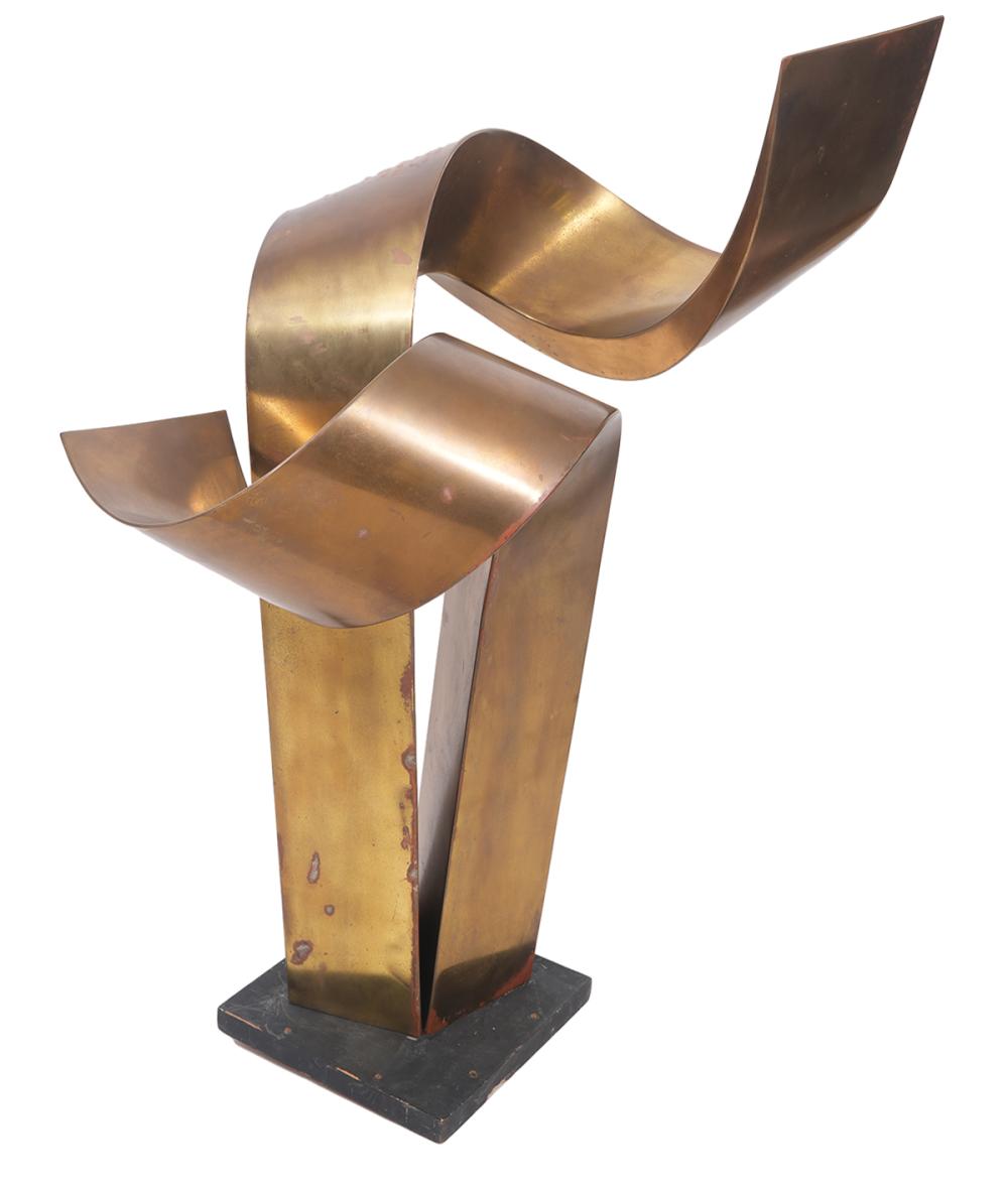 Appraisal: JEAN-CLAUDE HUG SIGNED SCULPTUREJean-Claude Hug France Born Known for metal