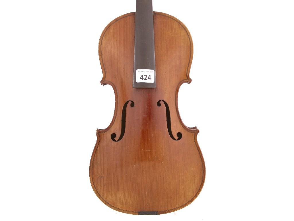 Appraisal: French violin circa cm