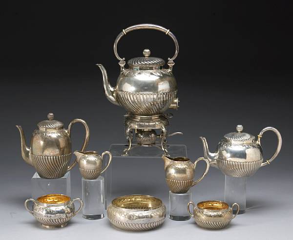 Appraisal: Property of Countess Veronika Henckel von Donnersmarck Comprising kettle on