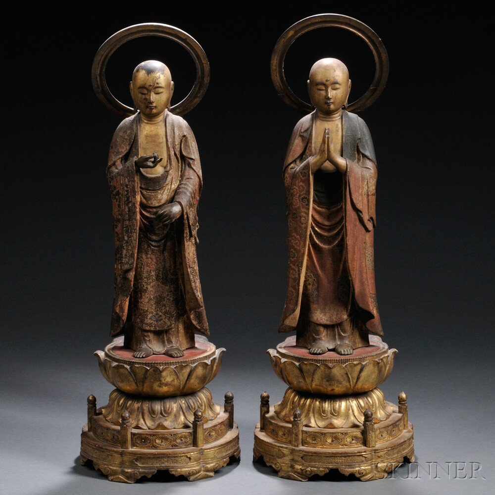 Appraisal: Two Jizo of the Six Paths of Existence Roku Jizo