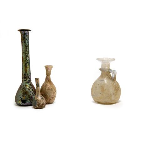 Appraisal: Group of Roman Glass Vessels Estimate -