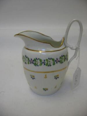 Appraisal: A DERBY PORCELAIN CREAM JUG early th century of ovoid