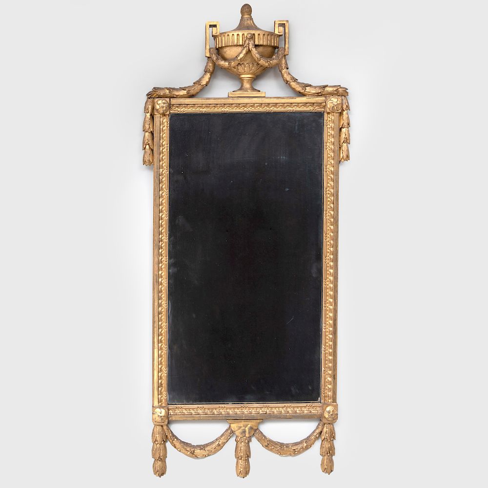 Appraisal: Louis XVI Giltwood Mirror x in Property from the Repository