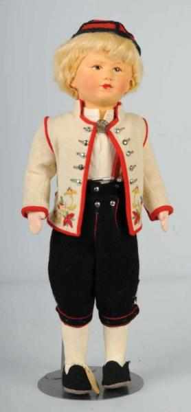 Appraisal: Ronnaug Petterssen Cloth Norwegian Boy Description All original outfit light