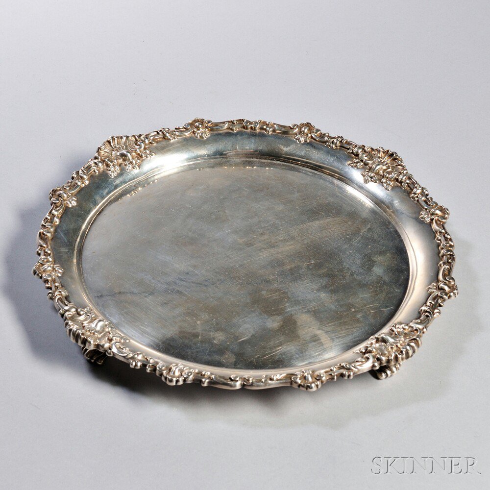 Appraisal: J E Caldwell Sterling Silver Salver Philadelphia late th early