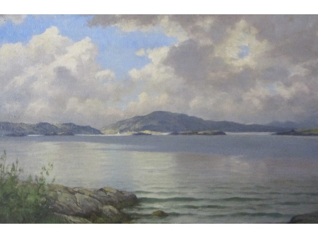 Appraisal: J BUCHANAN TH CENTURY ARGYLL Oil on canvas signed on