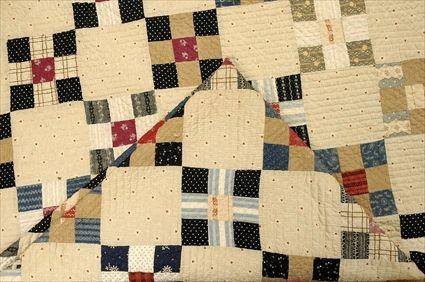 Appraisal: American Cotton Quilt x in