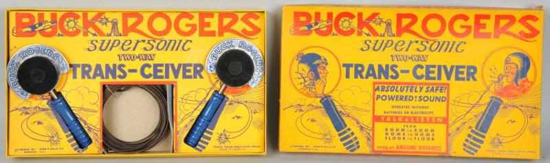 Appraisal: Buck Rogers -Way Trans-Ceiver Set Description Made by Da-Myco Products