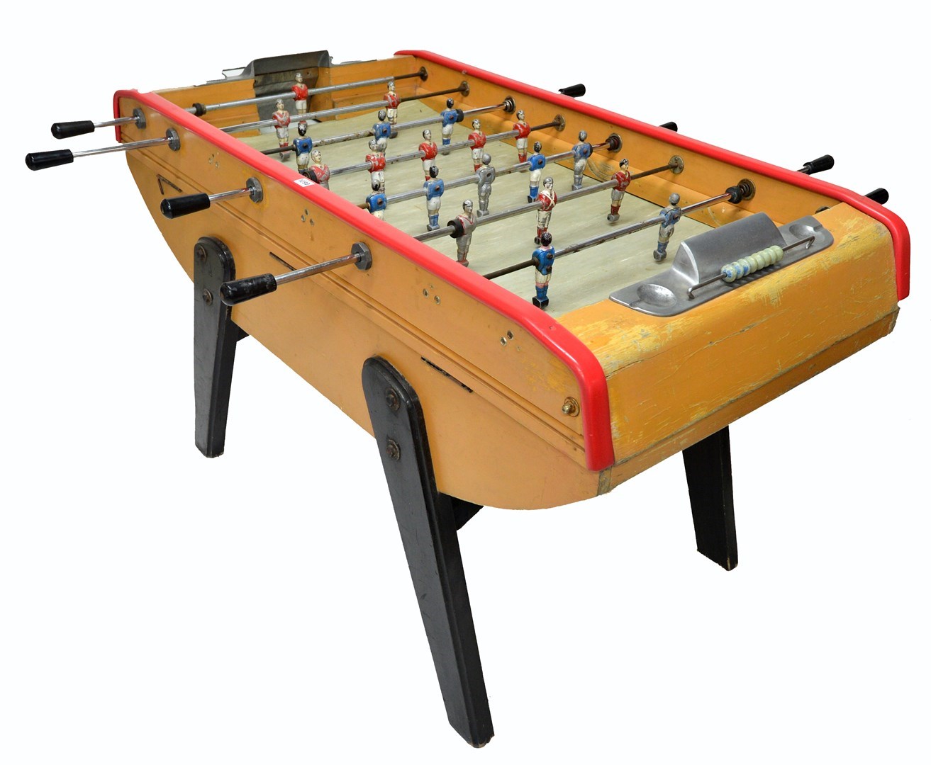 Appraisal: An early th century French table football game with hand