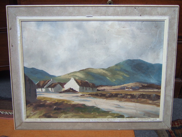 Appraisal: R Boyd early th century Irish landscape oil on board