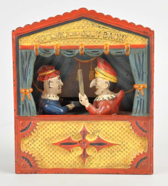 Appraisal: Punch Judy Mechanical Bank Manufactured by Shepard Hardware Co Small