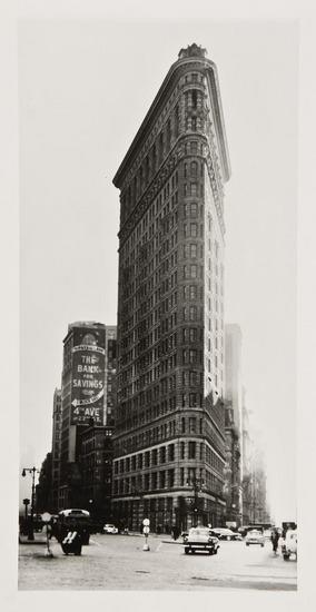 Appraisal: Nat Fein - Flat Iron Building c photograph Gelatin silver