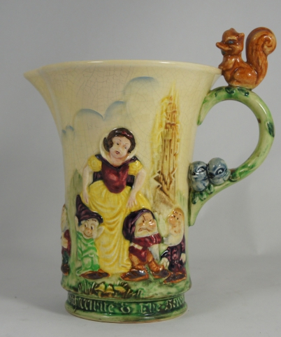 Appraisal: Wadeheath musical Jug Snow White and the Severn Dwarves height