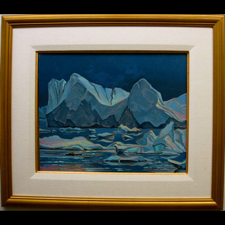 Appraisal: MOUNTAINS OF ICE PAUL F GAUTHIER - CANADIAN OIL ON