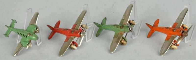 Appraisal: Lot of Cast Iron Hubley Airplane Toys Description American Includes