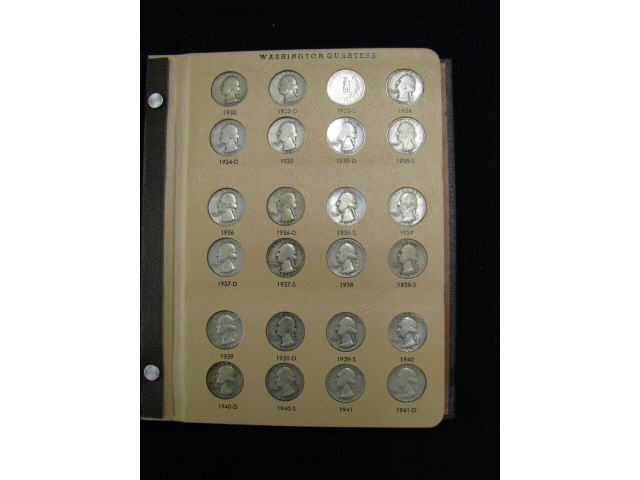 Appraisal: Complete Washington Quarter Silver Collection to all mints circulated includes