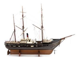 Appraisal: A Wood Model of a Ship Height x length inches